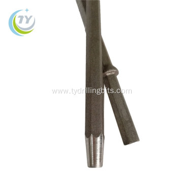 H22 tapered drill rod for rock drilling